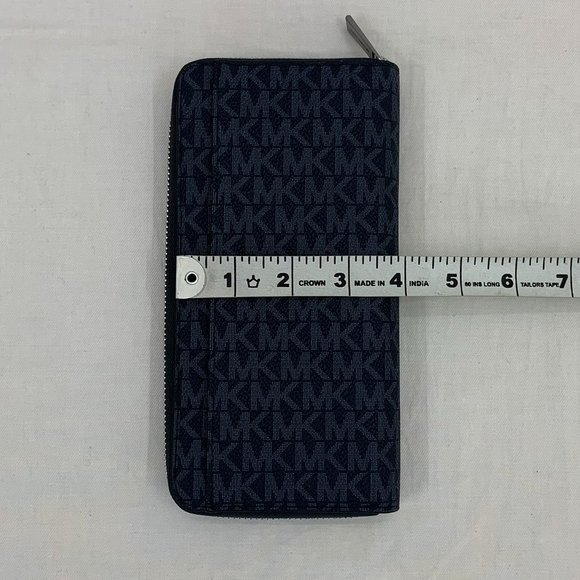 Michael Kors Cooper Greyson Wallet MK Logo Zip Around Wallet - Picture 13 of 13